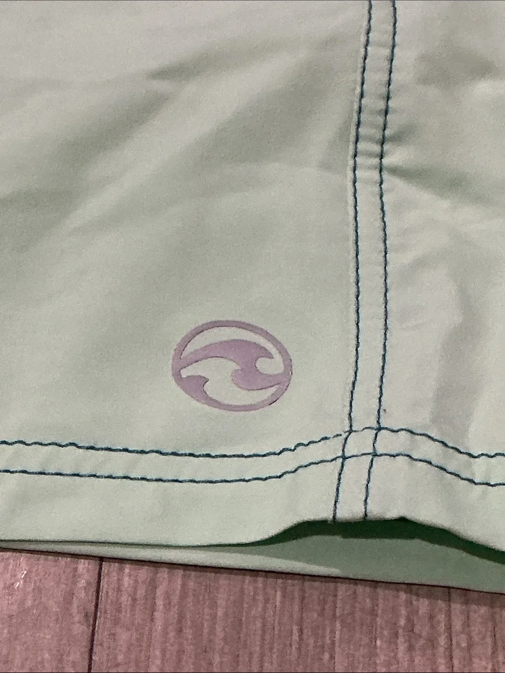 Ocean Current Men’s Teal & Mint Colorblock Swim Trunks